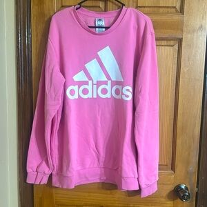 NEW Adidas Pink Crewneck